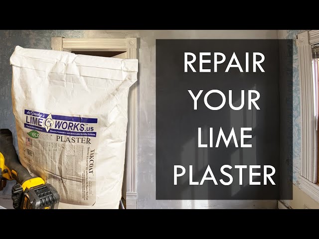 How to Fix Historic Lime Plaster with Takcoat