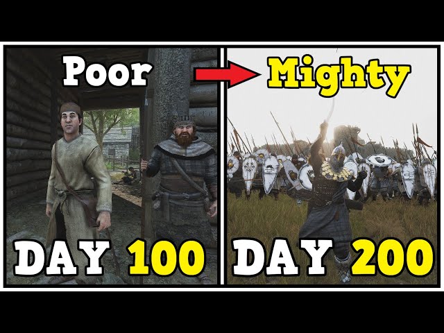 I Have 100 Days To Go From The Weakest Lord To The Mightiest Kingdom In All Of Bannerlord!