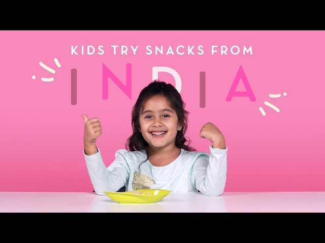 Kids Try Snacks from India | Kids Try | HiHo