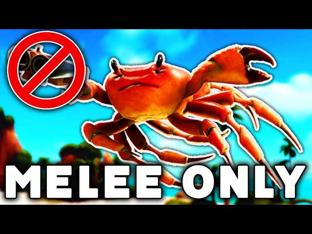 Can I beat Crab Champions without firing my weapons? | MELEE ONLY RUN