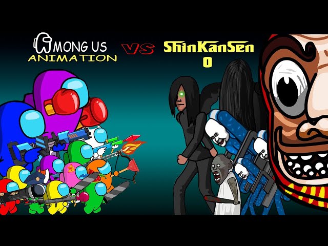 어몽어스 VS SHINKANSEN 0 | AMONG US ANIMATION