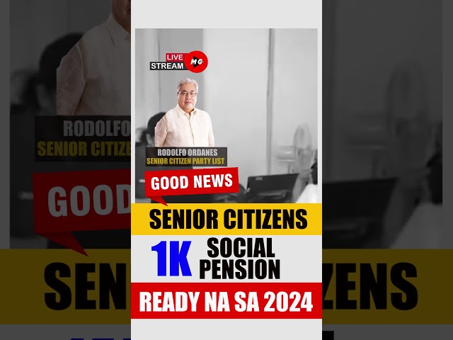 1K PENSION SIGURADO NA | SENIOR CITIZEN UPDATE 2024 #seniorcitizens