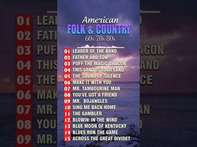 The Best Of Folk Songs & Country Songs Collection  #folkmusic #folksongs #countryfolk