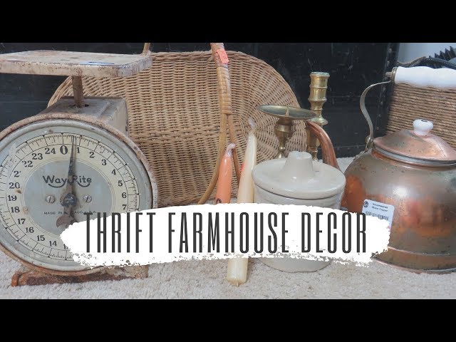 YARD SALE AND THRIFT STORE HAUL | ANTIQUES & FARMHOUSE DECOR | SUMMER 2019