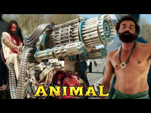 Animal Ranbir Kapoor Machine Gun | Ranbir Kapoor Fight Scene Shoot | Bobby Deol  Sandeep Reddy Vanga