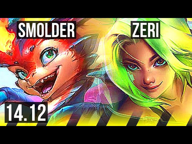 SMOLDER & Pyke vs ZERI & Yuumi (ADC) | 7/2/5 | VN Grandmaster | 14.12