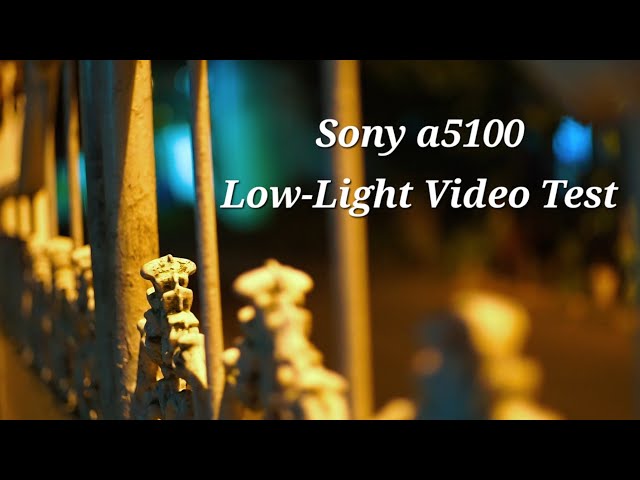 Sony a5100 in 2024 || Low-Light Video Test