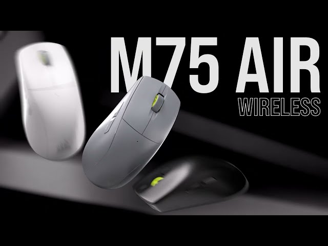 Introducing CORSAIR M75 AIR – Ultra-Lightweight. Unmatched Control.