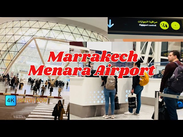 Marrakech Minara Airport| A brief walk of arrivals|