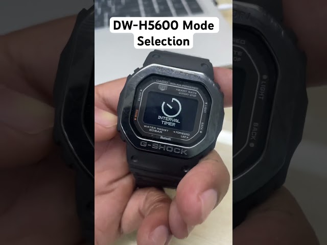 G Shock DW-H5600 mode selection #fypシ #gshock #dwh5600