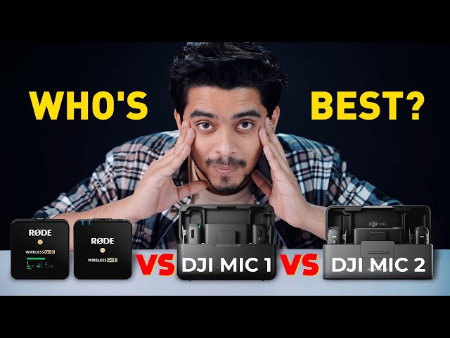 DJI Mic 1 vs DJI Mic 2 vs Rode Wireless Go 2 | Detailed Review