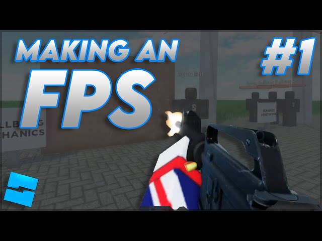 MAKING a ROBLOX FPS GAME | #1 Map, Movement + Damage