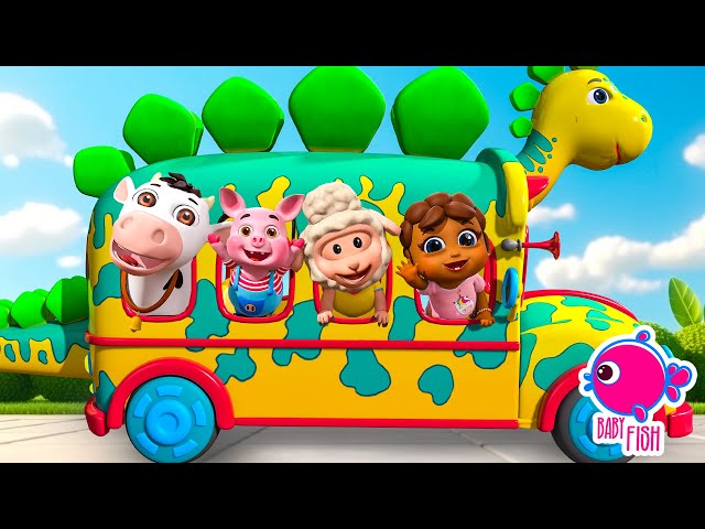 Wheels On the Bus & Bus GO Round And Round | Nursery Rhymes & Kids Songs