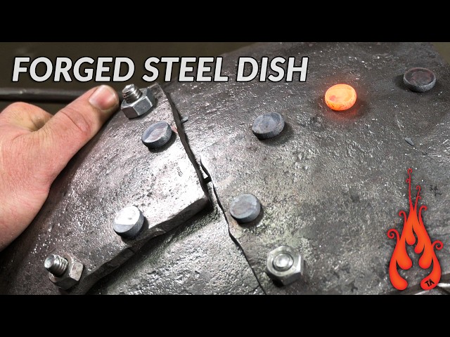 Blacksmithing - Making a Forged Steel Dish