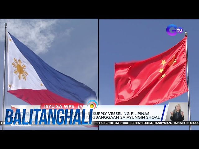 China Coast Guard - Resupply vessel ng Pilipinas at barko ng China, nagbanggaan sa... | Balitanghali