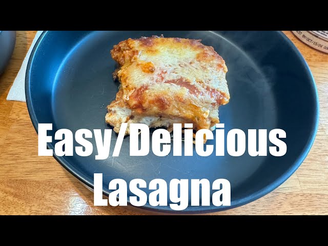 Let’s make Easy/Delicious Lasagna in 30 mins/adding extra protein to stay on our Zepbound journey