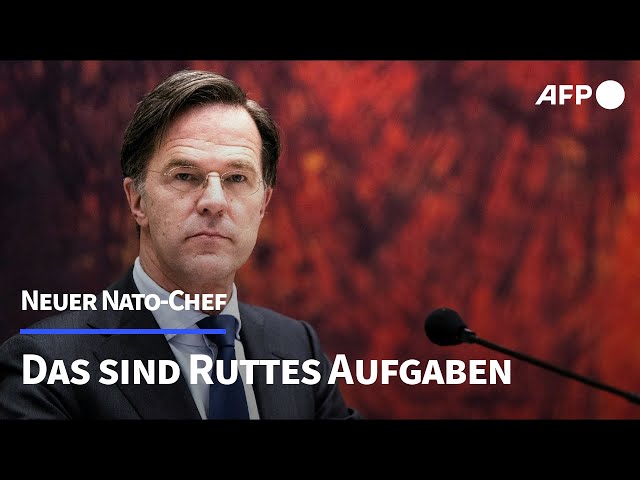 Neuer Nato-Generalsekretär Rutte: Zwischen Putin und Trump | AFP