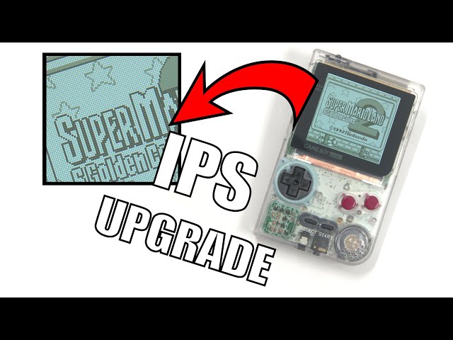 FunnyPlaying IPS Screen, the Best Screen for Game Boy Pocket