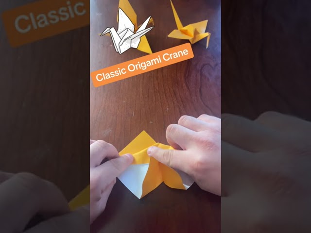 Learn how to fold the classic Origami Crane!