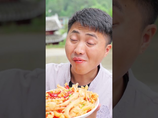 Er Mao was deceived, it's so funny #food #asmrfood #delicious