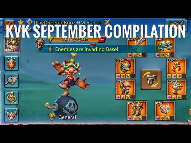 KVK SEPTEMBER 2021 ACTION COMPILATION! - MAXED ACOUNT, RALLYTRAPS, SOLOTRAPS, WOW - Lords Mobile