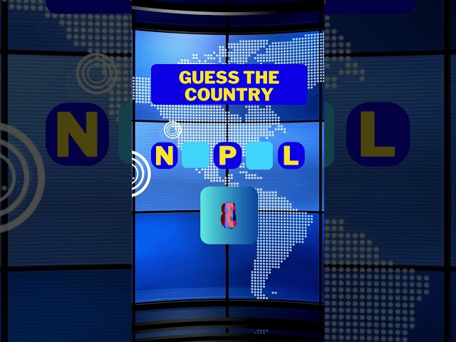 Can you Guess the Country without Vowels? #shorts
