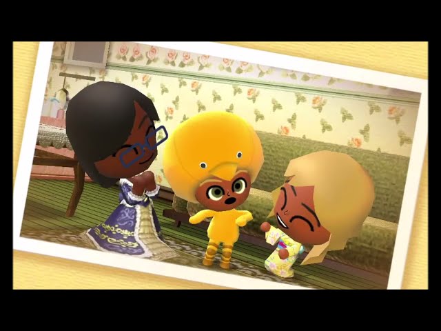Tomodachi life credits feat  Four, x, and their child