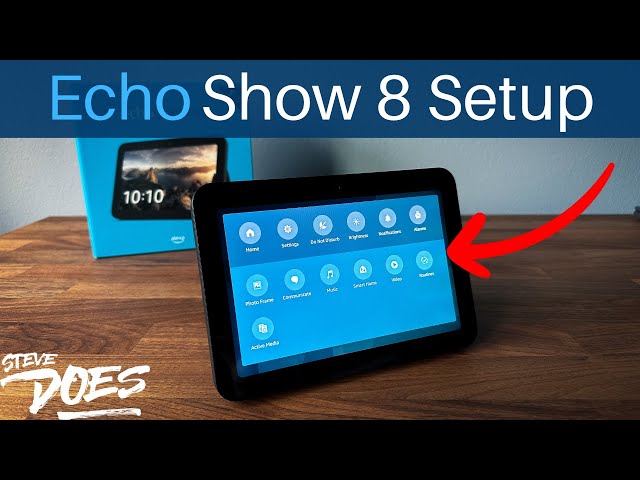 How To Setup The Echo Show 8 (3rd Gen)