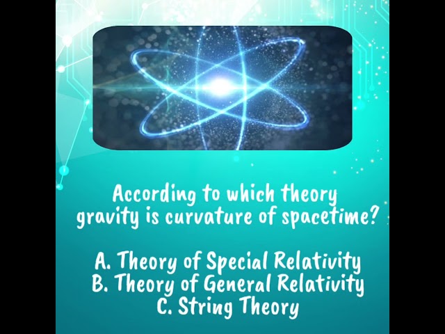 Curved spacetime #physicsquiz #sciencequiz #sciencefacts  #einstein #physics #gravity