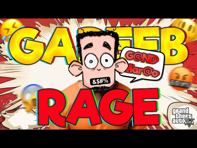 🔴GAREEB RAGE🔴On GTA V Race | GTA V Race Raging With @Gareebooo