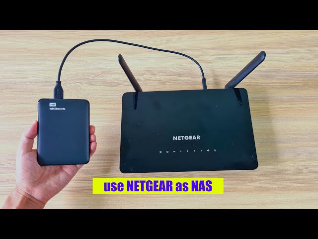 Turn NETGEAR router as a NAS