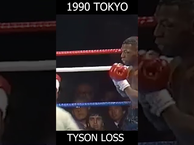 Tyson First Loss 1990 #shorts #champion #defeat