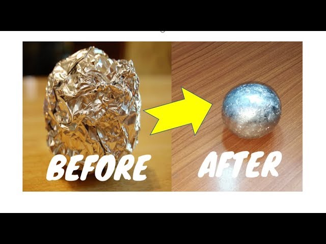 DIY Japanese Aluminum Foil Ball Challenge
