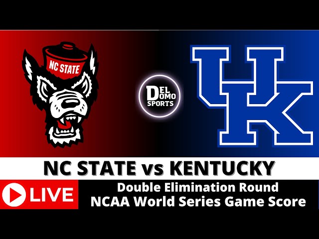 NC STATE VS KENTUCKY LIVE ⚾ NCAA Baseball World Series - Jun 15, 2024 - Double Elimination Round