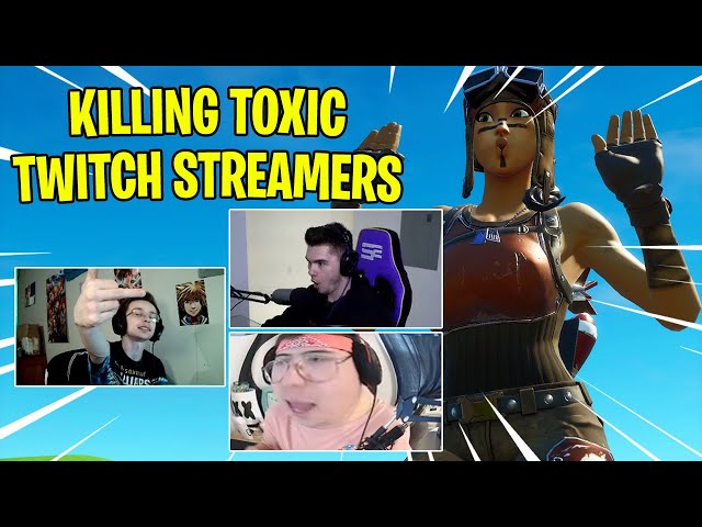 KILLING TOXIC TWITCH STREAMERS #5 (Funny Reactions) - Fortnite