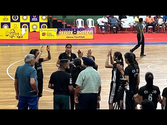 Punjab vs Karnataka Women Basketball Match ! 71st Senior National Basketball Championship chennai
