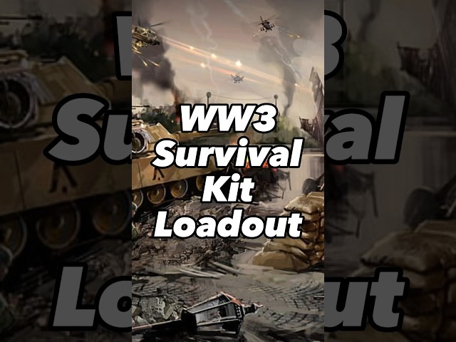 WW3 Loadout Survival Kit #survival #survivalkit #shtf #prepping #ww3 #zombieapocalypse