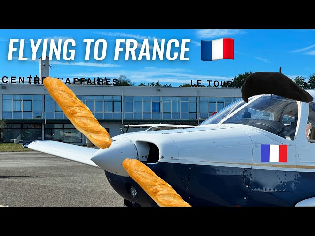 Flying to France for Lunch! Crossing the English Channel in a PA28