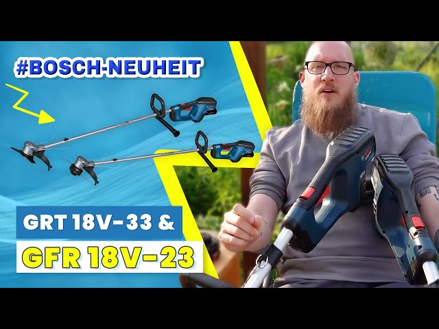 GRT 18V-33 Akku-Rasentrimmer & GFR 18V-23 Akku-Freischneider von BOSCH Professional! || ToolGroup