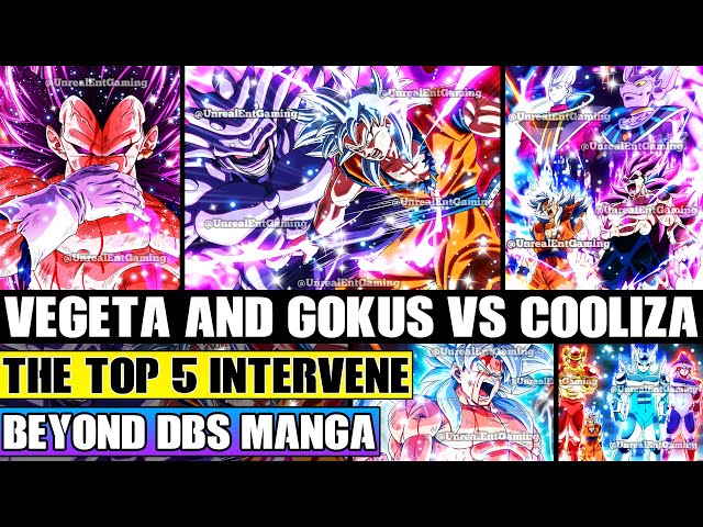 Beyond Dragon Ball Super Goku And Vegeta Brawl With Omega Cooliza! The Top 5 Intervene To Help Goku!