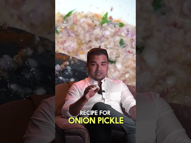 Recipe For " Onion Pickle "☝️❤️Note it Down 👇🥂❤️#othakadai #youtubeshorts #foodshorts #viral