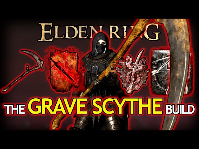 INSANE Damage Scythe Build (Grave Scythe Strength Build) - Elden Ring