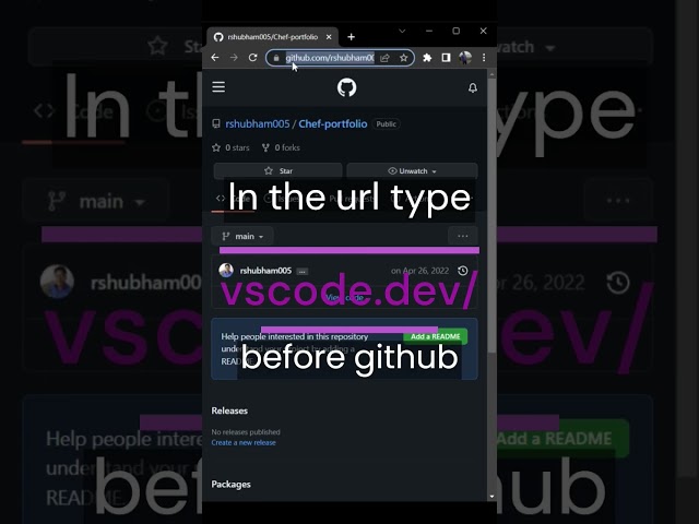 How to open github repository directly into vscode #shorts #viral #ytshorts