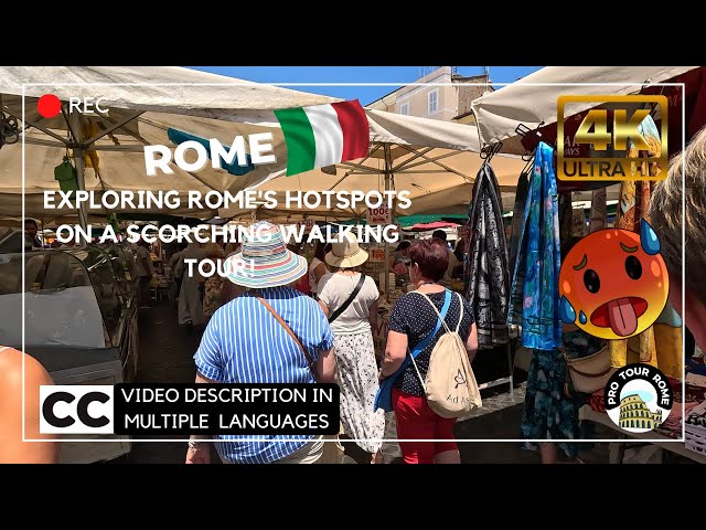 Italy, Rome:Watch this video to discover the real Rome!🚶‍♀️Free Walking Tour!4K,2023.
