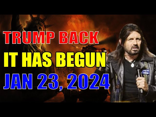 ROBIN BULLOCK PROPHETIC WORD - TRUMP BACK! IT HAS BEGUN (JAN 23, 2024)
