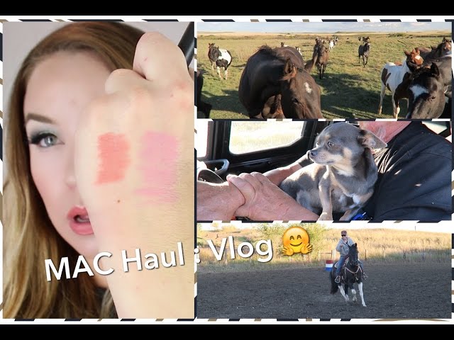MAC Haul : Vlog : Velvetease Lip Pencils, Ellie Goulding, Huggable Glass, Nordstrom's Finest