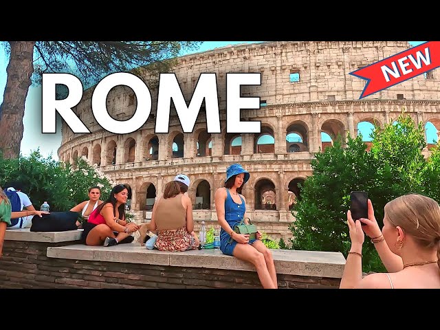 ROME, Italy 4K ✅ WALKING TOUR with SUBTITLED STORY - August 2023 - walk around Italy