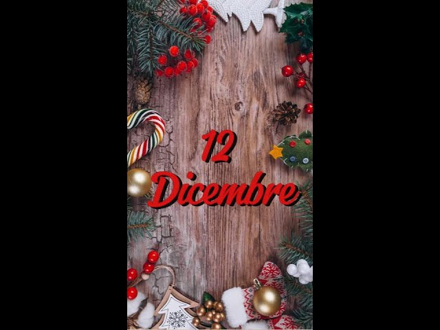 12 dicembre il nostro Calendario dell'avvento🎄