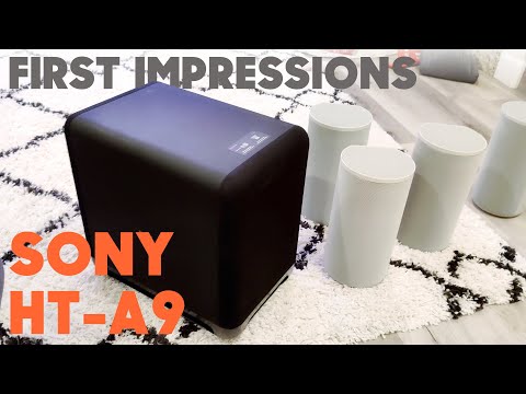Sony HT-A9 & SASW5 Setup and Initial Impressions