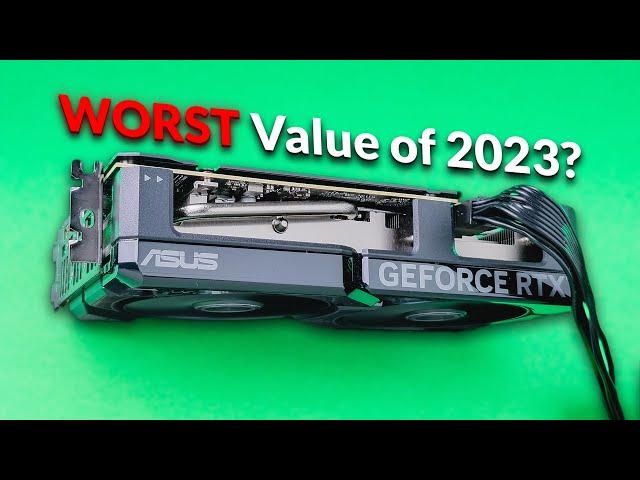 Is This REALLY the Worst-Value GPU in 2023? - NVIDIA GeForce RTX 4060 Ti Review